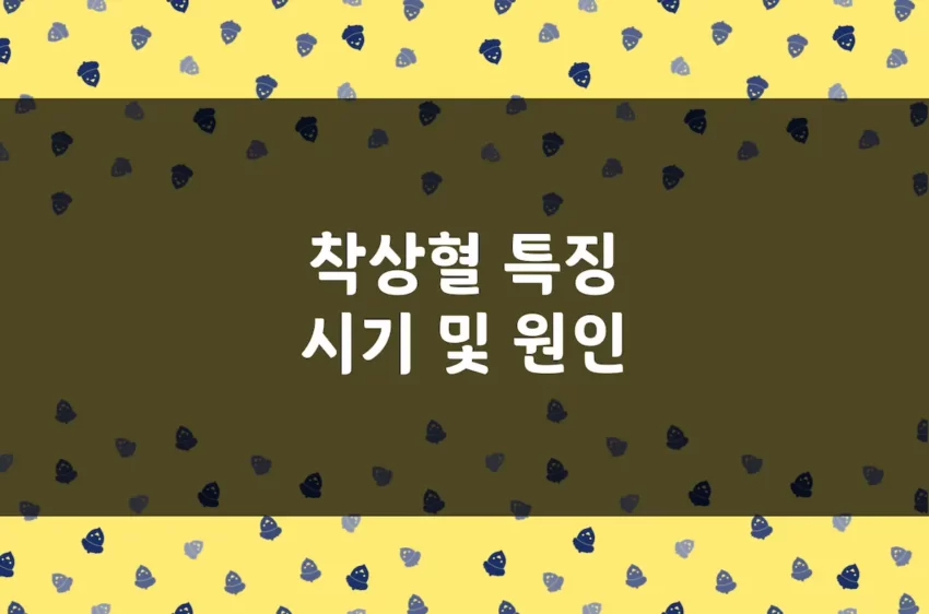 착상혈 나오는 이유, 특징 구분 방법, 시기, 대처 방법, 임신 확인