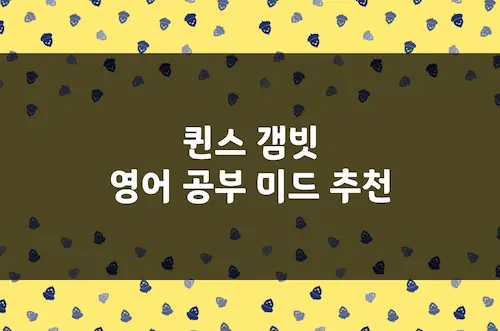 퀸스 갬빗 영어 공부 미드 추천, 중상급 영어 공부하기 좋은 체스 드라마