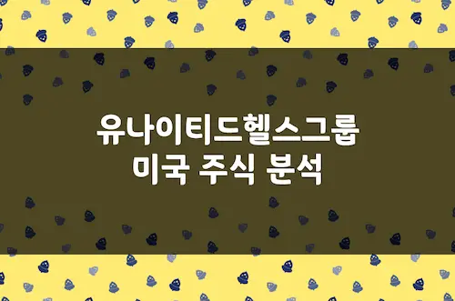 유나이티드헬스그룹 (UNH), 매출액 및 마진, 업계 경쟁력, 성장 전망