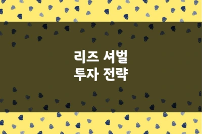 리즈 셔벌 투자 전략, 전설적인 여성 터틀 트레이더의 무한 수익 공식